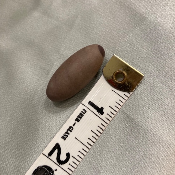 Shiva Lingam Stone From India - Small 1.25” Brown Tones - Picture 5 of 7